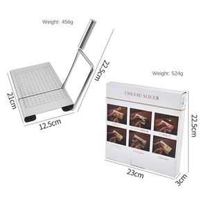 Coupe-fromage en acier inoxydable, coupe-pain, coupe-beurre, trancheuse, gadget de <span class=keywords><strong>cuisine</strong></span>, cadeau, emballage en boîte de couleur - Product Image 5