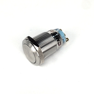 금속 19mm 또는 22mm 도어 릴리스 푸시 버튼 스위치 5A Max의 순간 또는 래칭 전류 - Product Image 2