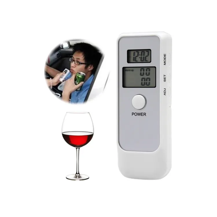 LCD 디스플레이 디지털 알코올 테스트 키트 휴대용 호흡 알코올 테스터 음주 측정기 알코올 감지기