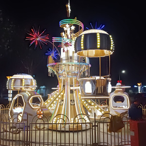 Thiết kế mới ngoài trời Kiddie đi xe sợi thủy tinh xoay nâng trẻ em Máy Trò Chơi Cưỡi - Product Image 4