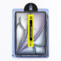 Protection d'écran en verre trempé 9H ultra-fin, anti-empreintes digitales, anti-chocs, étanche, anti-rayures, HD clair, 2.5D, pour iPad Air 13 pouces