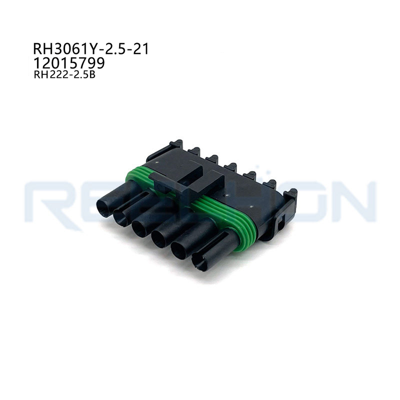 Connecteur Pédale Accélérateur 6 Broches - Noir - Pour Référence 1-967616-1 - Compatible Automobile