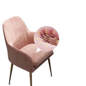 Ghế Ăn Nhà Hàng Quán Bar Quán Cà Phê Ghế Nhung Sang Trọng Màu Xanh Lá Đỏ Màu Hồng Xanh Dương Thiết Kế Ghế Thời Trang - Product Image 3