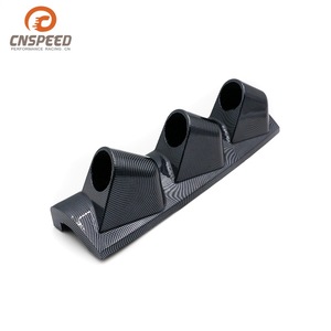 CNSPEED คาร์บอนไฟเบอร์ 52 มม. แผงหน้าปัดติดตั้งบนแผงหน้าปัดด้านขวาขายึดสามรู - Product Image 1