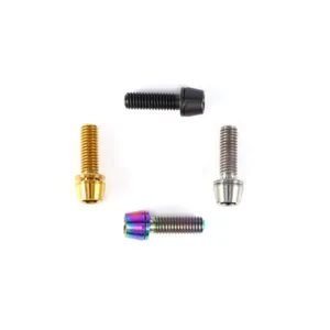 gr5 Titanium tapered cap screw m4 m5 m6 for bicycles