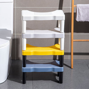 Tabouret de toilette, siège de position accroupie, antidérapant, en matériau PP, 40x21x17cm, pour personnes âgées, femmes enceintes, enfants, équipement de sécurité pour la salle de bain - Product Image 2