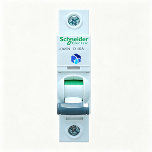Disjoncteur miniature Schneider A9F18104 MCB 4A 1P courbe C, montage sur rail DIN en cuivre - Product Image 2