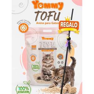 Lettiera per Gatti Yommy Tofu 100% Naturale Ultra Assorbente ad Asciugatura Rapida Senza Polvere Ecologica - Product Image 1