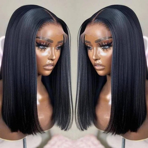 Bán Buôn Brazil <span class=keywords><strong>Bob</strong></span> Ren Phía Trước Tóc Giả Tóc Con Người Giá Rẻ Trong Suốt Glueless Đầy Đủ HD Ren Phía Trước Ngắn <span class=keywords><strong>Bob</strong></span> Tóc Thô Tóc Giả Nhà Cung Cấp - Product Image 5