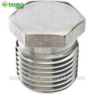 Accesorio de tubería de acero inoxidable 304 de alta calidad de METAL, enchufe de cabeza cuadrada sólida, <span class=keywords><strong>1</strong></span>/<span class=keywords><strong>2</strong></span>/3/4/6 NPT1 puntos/<span class=keywords><strong>2</strong></span> - Product Image 6