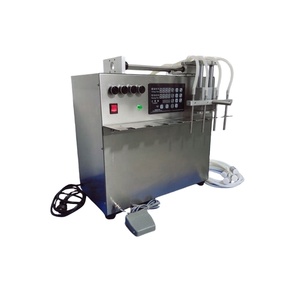 Desktop Semi-Auto 4 Nozzle Liquid <b>Water</b> Injector Quantitative Stand-Up <b>Pouch</b> Nozzle Milk Beverage Bag Machine Filling Machine - Product Image 6