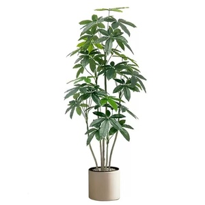 Arbre de la Fortune, plantes artificielles vertes personnalisées haut de gamme, décoration de luxe pour salon et sol - Product Image 4