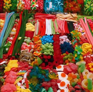 ממתקים קווין קווין במפעל של ריבה חמוץ מתוק בקבוק שעווה נוזלי מותאם אישית סיטוני מצופה קופסא קשה חינם - Product Image 1