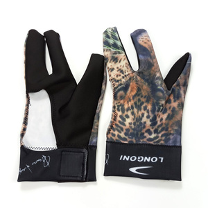 ถุงมือบิลเลียดแบบมืออาชีพ,ไม้คิวแบบสามนิ้วผ้ายืดหยุ่นได้สูงสำหรับมือขวา/มือซ้าย - Product Image 2