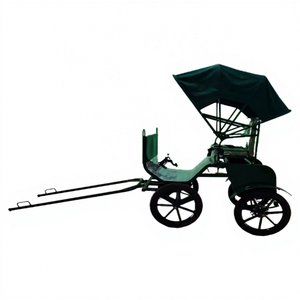 Carroza de Carreras de Caballos Económica de Cuatro Ruedas con Estructura de Acero Q235B para Entrenamiento de Caballos, Marca HengYiSheng - Product Image 1