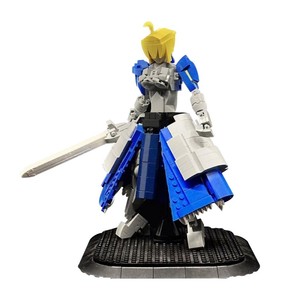 Funbuild Phổ Biến MOC-221967 Số Phận/Ở Đêm <span class=keywords><strong>Saber</strong></span> Mini Hành Động Mô Hình Xây Dựng Khối Thiết Lập - Product Image 1