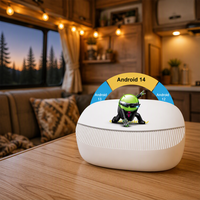 TV98 ATV MAX IPTV STB Décodeur WIFI double bande 8K Android 12 Lecteur de streaming OTT intégré