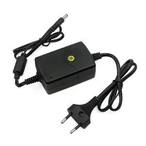 SMPS-24W-E002 EU Plug AC DC Power Adapter 12V 2A 24W Double Wire Adaptor Switching Power Supply for CCTV LED with DC 5.5*2.5mm