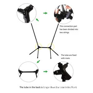 Mini 600D mô hình in ấn Oxford vải gấp mặt trăng ghế thoải mái ráp cắm trại bãi biển Ghế cho trẻ em công viên sử dụng ngoài trời - Product Image 5