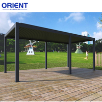 Pergola bioclimatique haut de gamme, pergola en aluminium, pergola d'extérieur, résistante aux intempéries, nouveau produit |   Pergola Antirouille