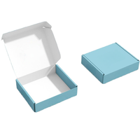 Boîte d'expédition rigide en matériau recyclé personnalisée avec laminage brillant mat pour l'emballage de pantalons, de vêtements et de chaussettes