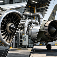 Composants de précision pour turbines aéronautiques - Usinés sur mesure par CNC pour la fabrication de pièces aérospatiales pour moteurs à réaction et turbines