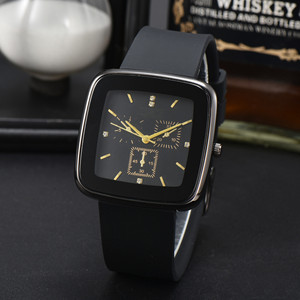 Montre à Quartz Multifonctionnelle Carrée de 40,5 mm pour Hommes, Grand Cadran, Tendance Affaires, avec Diamants Incrustés et Chronomètre – Vente en Gros - Product Image 2