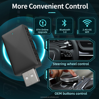JMC USB 2-en-1 Mini CarPlay sans fil Android Auto BT Musique Googl Map Commande vocale pour voiture Golf Skoda