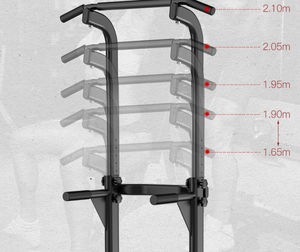 Stazione Multifunzione Regolabile per Trazioni e Dip, Attrezzo per Allenamento di Forza Domestico, Power Tower per Fitness - Product Image 3