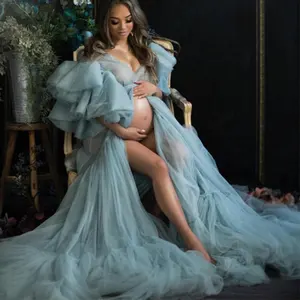 photo shoot 3d Maternity Dress nova mama skirt African American African Maternity Dress for Pregnant Women