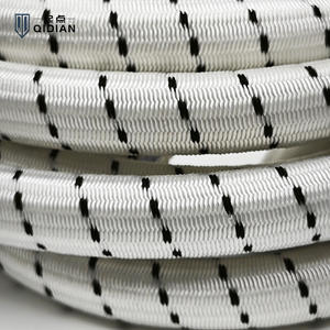 1/2 lateks Bungee kordon 250% streç oranı Anti-UV 2 yıl ömrü 15mm Polyester Tarp şok beyaz siyah lekeler için mevcut 8mm - Product Image 6