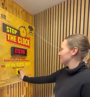 GANXIN Horloge minuteur de jeu de défi de la chance à bouton-poussoir, 10 secondes, pour restaurants, commerces de détail et bourses communautaires - Vente chaude
