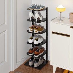Jane Liya Shoe Rack Adjustable Carbon Steel Narrow Gap Storage Removable For Home Use - Product Image 2