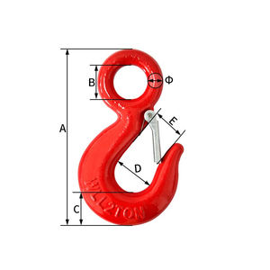 Kait kargo mata 15 ton <span class=keywords><strong>320C</strong></span>/15 T baja karbon tempa kait angkat mata keselamatan untuk <span class=keywords><strong>Hoist</strong></span> - Product Image 4