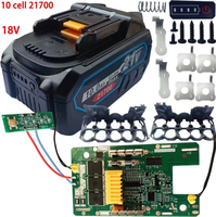 Boîtiers de batterie BMS de haute qualité avec coques en plastique 21700 10 cellules 18V pour outils MAK MKT BL1830 BL1840 BL1850 BL1860 – Remplacement
