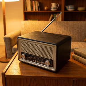 Altavoces Retro de Escritorio NS-6689BT, Radio con Subwoofer Inalámbrico, Transmisión Multibanda <span class=keywords><strong>AM</strong></span>/FM/SW para el Hogar y la Oficina - Product Image 1