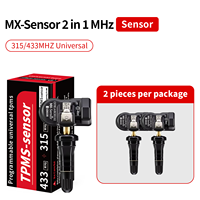 Capteur TPMS en caoutchouc noir, outils de réparation de pneus, capteur de pression des pneus programmable Maxi-TPMS MX-Sensor
