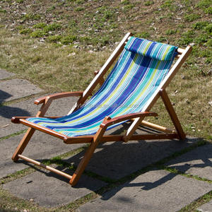 Silla de Playa Plegable de Madera de una Sola Plaza - Product Image 6