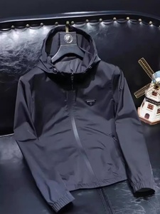 Chaqueta Bomber para <span class=keywords><strong>Hombre</strong></span>, Estilo Europeo, Ligera, de Lujo, Moderna y Sencilla, Ropa Urbana, Primavera-Otoño 2026, Nueva y Popular - Product Image 3