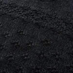 Personalizado 100% lã essencial malha colete feminino em torno do pescoço Jacquard computadorizado malha tops para o início do outono estilo casual - Product Image 6