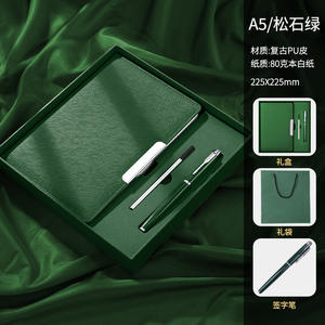 دفتر ملاحظات بشعار مخصص برومو للأعمال الفاخرة قابلة للتخصيص من الجلد الصناعي بغلاف من الورق المقوى دفتر يوميات مع قلم وUSB - Product Image 5