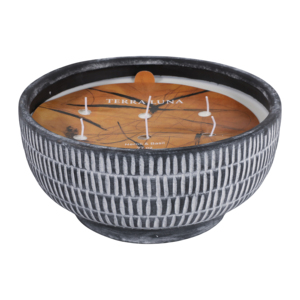Ciotola per Candela Profumata Terra Luna al Neroli e Basilico, 27 Oz, Ceramica Decorativa per Uso Interno ed Esterno - Product Image 1