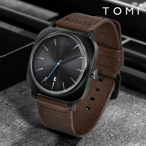 นาฬิกาควอตซ์ <span class=keywords><strong>TOMI</strong></span> T084 สำหรับผู้ชาย ดีไซน์หรูหรา พร้อมปฏิทิน ตัวเรือนโลหะผสม สายหนัง มีสินค้าในสต็อก <span class=keywords><strong>ราคา</strong></span>โรงงาน นาฬิกาข้อมือสำหรับนักธุรกิจ - Product Image 1