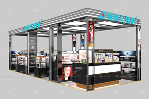 Kiosco de Centro Comercial BKC026 para Productos de Cuidado de la Piel, Exhibición de Lujo para Tienda de Artículos de Belleza, Stand para Exhibición de Productos de Cuidado de la Piel - Product Image 5