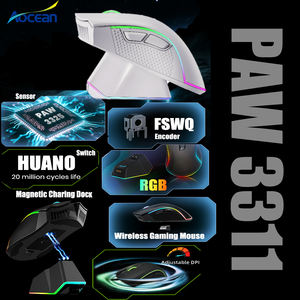 <span class=keywords><strong>Souris</strong></span> <span class=keywords><strong>de</strong></span> jeu sans fil rechargeable PAW3311 avec station <span class=keywords><strong>de</strong></span> charge RGB, accessoires informatiques au prix d'usine, <span class=keywords><strong>meilleur</strong></span> <span class=keywords><strong>souris</strong></span> <span class=keywords><strong>gamer</strong></span> sans fil - Product Image 2