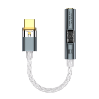 Convertisseur audio DAC haute performance amélioré USB-C vers prise casque 3,5 mm (pour téléphones mobiles, ordinateurs portables et tablettes)