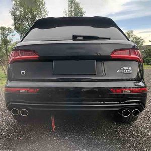 ערכות גוף 2018-2022 עבור אאודי Q5 מפזר אחורי שדרוג ל-SQ5 עם צינור זנב גולמי שחור - Product Image 4