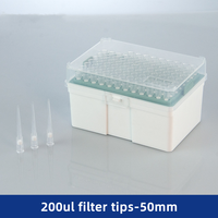 Embouts de pipette stériles de haute qualité sans DNase ni RNase, emballage en boîte, embouts de pipette en plastique