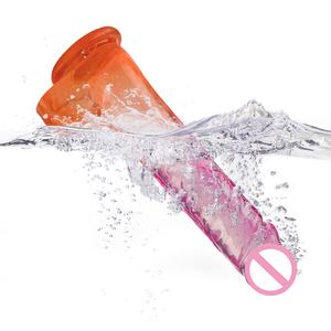 Xln Sexbay Offre Spéciale Dildo en TPE Souple Bicolore Dégradé Couleur Gelée Personnalisée Super <span class=keywords><strong>Forte</strong></span> Succion 100% Étanche Portable <span class=keywords><strong>pour</strong></span> Hommes - Product Image 6