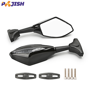 Vélo de <span class=keywords><strong>course</strong></span> accessoires universels rétroviseur latéral en plastique ABS rétroviseur réglable de moto avec clignotant LED - Product Image 1